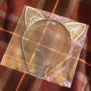🐾 Silver Colour Costume Metal Cat Ears